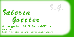 valeria gottler business card